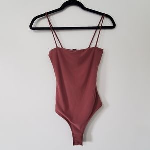 Don't be So Square Spaghetti Strap Bodysuit